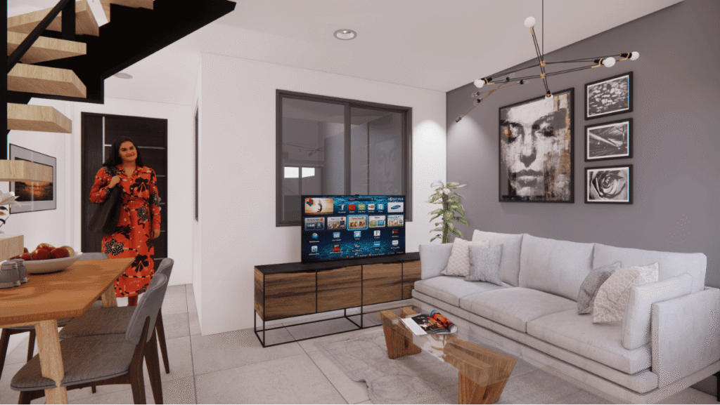 La Bellezah Homes Deo Living Area